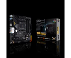 ASUS AMD B550 TUF GAMING B550M-PLUS (Ryzen AM4) mATX Gaming MB, PCIe 4.0, Dual M.2, 10 DrMOS Power Stages, 2.5Gb LAN, HDMI, DP