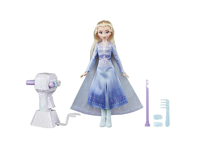 Disney Frozen Sister Styles Elsa Fashion Doll with Extra-Long Blonde Hair,  Braiding Tool & Hair Clips - Toy for Kids Ages 5 & Up .au