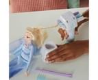 Disney Frozen Sister Styles Elsa Fashion Doll with Extra-Long Blonde Hair, Braiding Tool & Hair Clips - Toy for Kids Ages 5 & Up 10