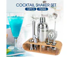 12Pcs Cocktail Shaker Set Mixer