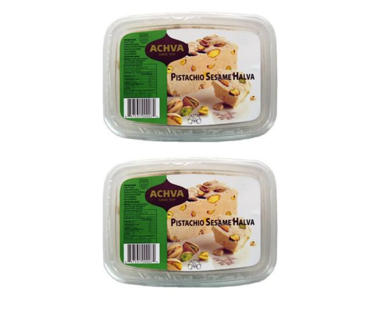 Achva Pistachio Halva 454g x 2