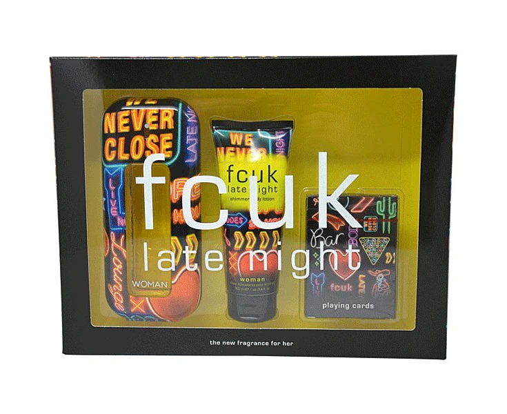 FCUK Late Night 3 Piece 100ml Eau de Toilette