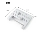 6in1 Wall Mounted Kitchen Rack Towel Holder Foil Roll Organizer Film Dispenser