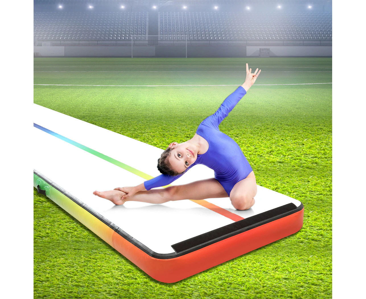 Centra 6X1M Air Track Inflatable Mat Airtrack Tumbling Air Pump Gymnastics Gym