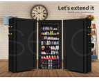 Levede 2pcs 10 Tier Shoe Rack Storage Cabinet Cube DIY Organiser Organizer Black