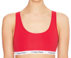 Calvin Klein Women's Carousel Unlined Bralette - Obsess Red
