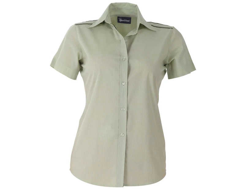 identitee Ladies Havana S/S Shirt - Lime