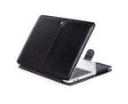 WIWU PU Leather Case Laptop Case Protect Sleeve Cover For Apple Macbook Pro 13.3 A1706/A1708/A1989/A2159-Black 1