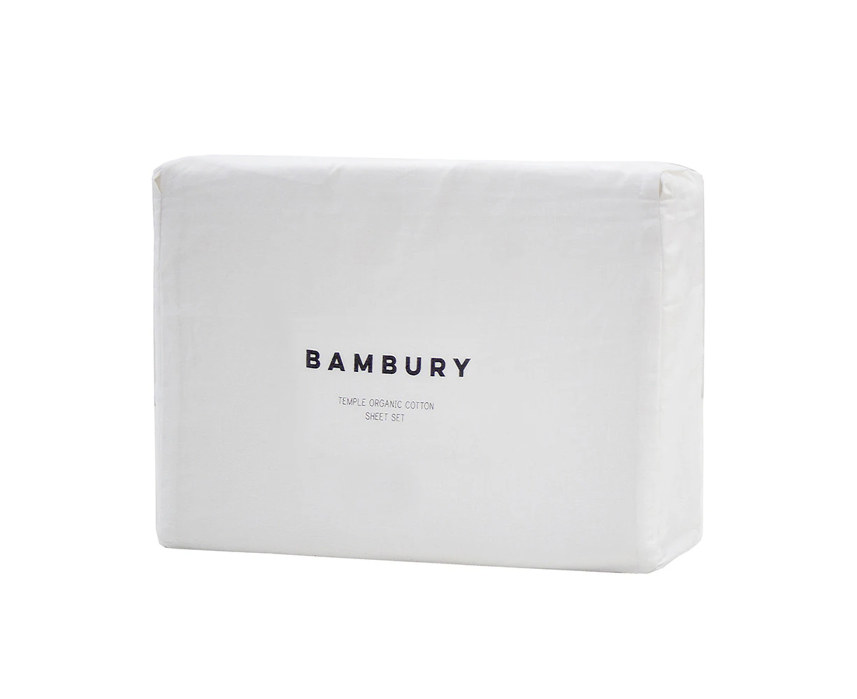 Temple Organic Cotton Sheet Set Ivory