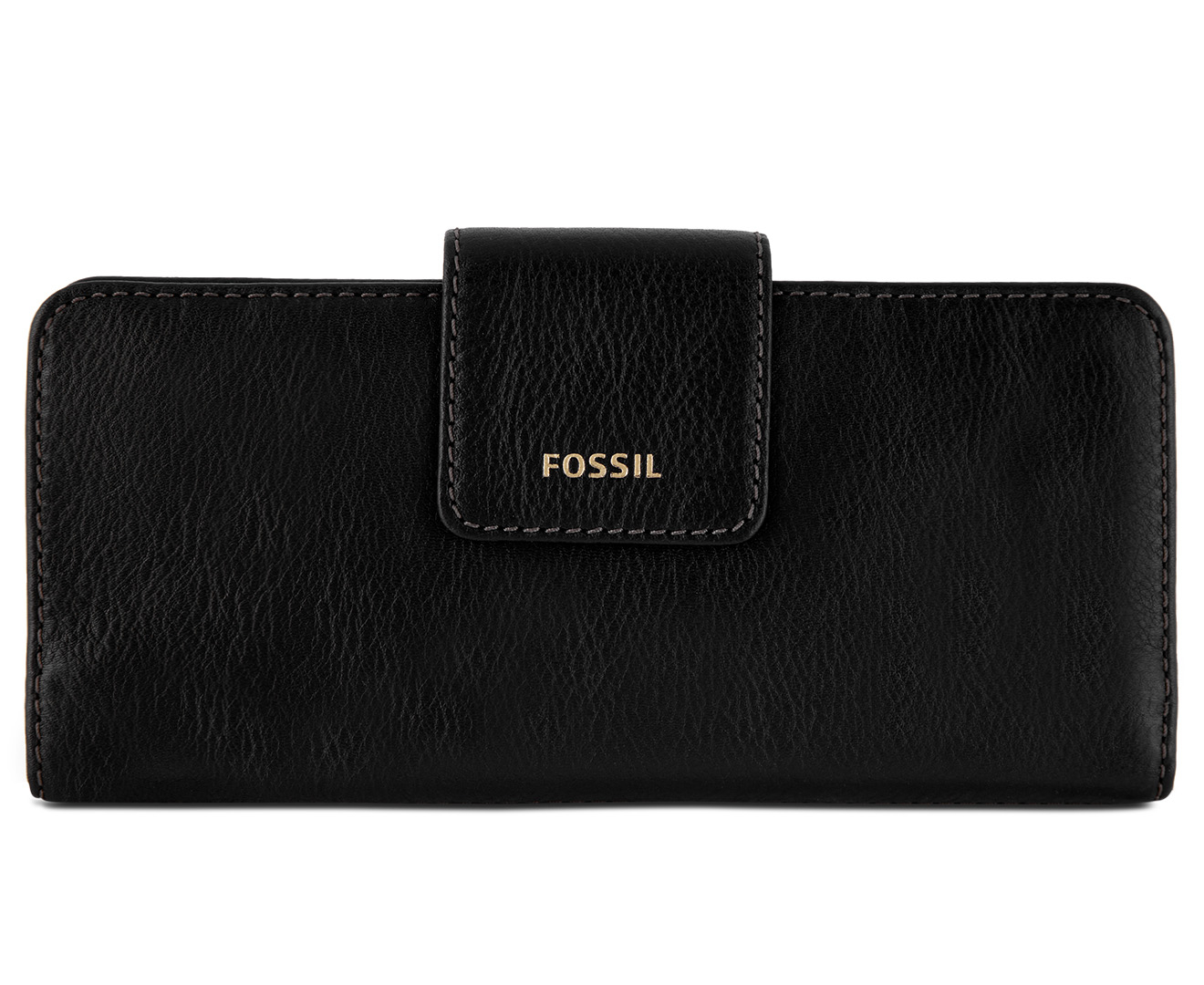 Fossil Madison Slim Bifold Clutch - Black | M.catch.com.au