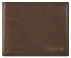 Fossil Allen RFID Leather Traveller Wallet - Dark Brown