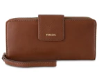Fossil Madison Zip Clutch Wallet - Brown