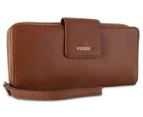 Fossil Madison Zip Clutch Wallet - Brown