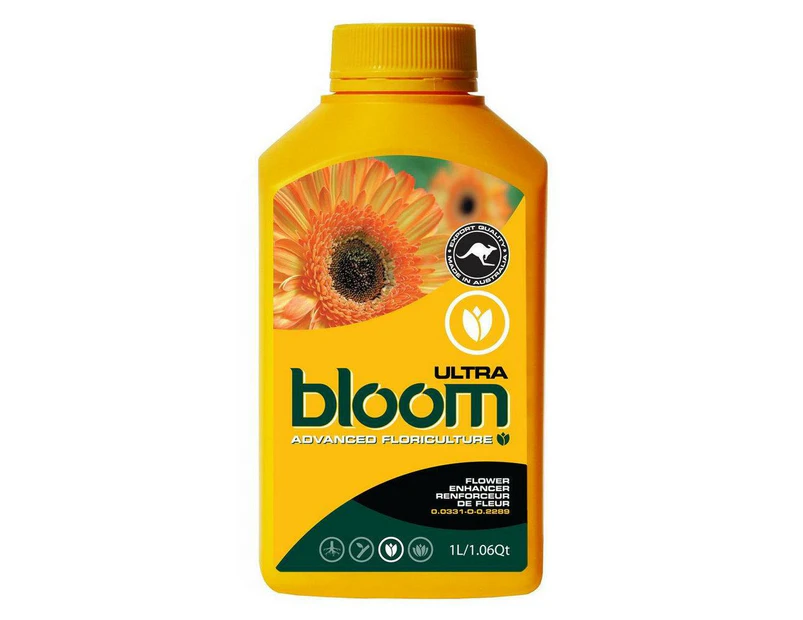 Bloom Yellow Bottles 300ml Bloom Ultra Hydroponic System Plant Flower Enchancer