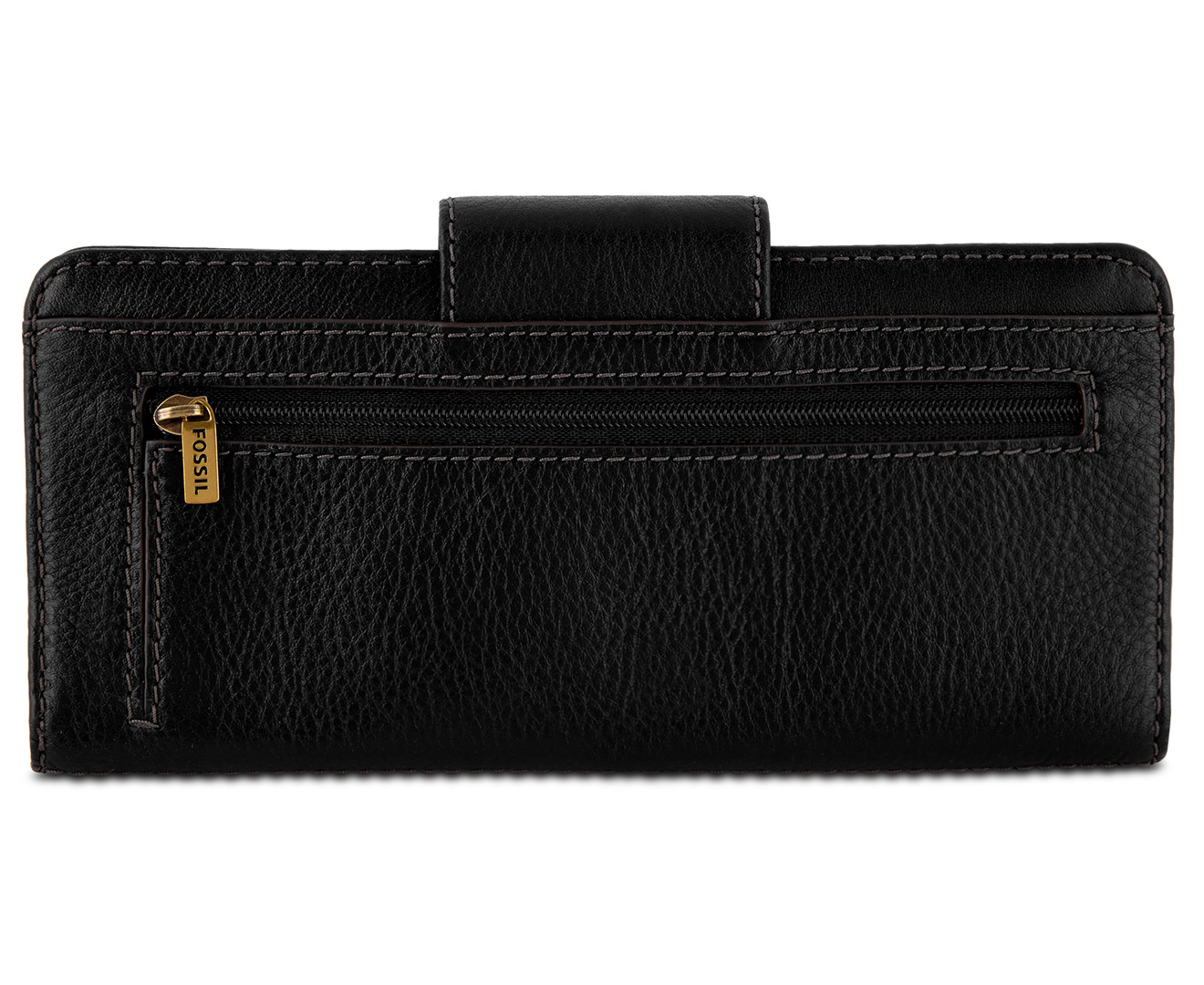 Fossil Madison Slim Bifold Clutch - Black | M.catch.com.au