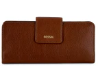 Fossil Madison Slim Bifold Clutch - Brown