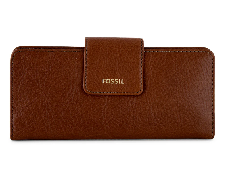 Fossil Madison Slim Bifold Clutch - Brown