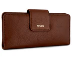 Fossil Madison Slim Bifold Clutch - Brown