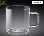 Set of 6 Wilmax 100mL Thermo Glass Cup