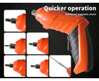 Cordless Screwdriver Electric Tool Set  Magnetic Screw Driver Precision Bit USB