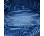 Prada Preloved Saffiano Galleria Satchel Women Blue - Designer - Pre-Loved