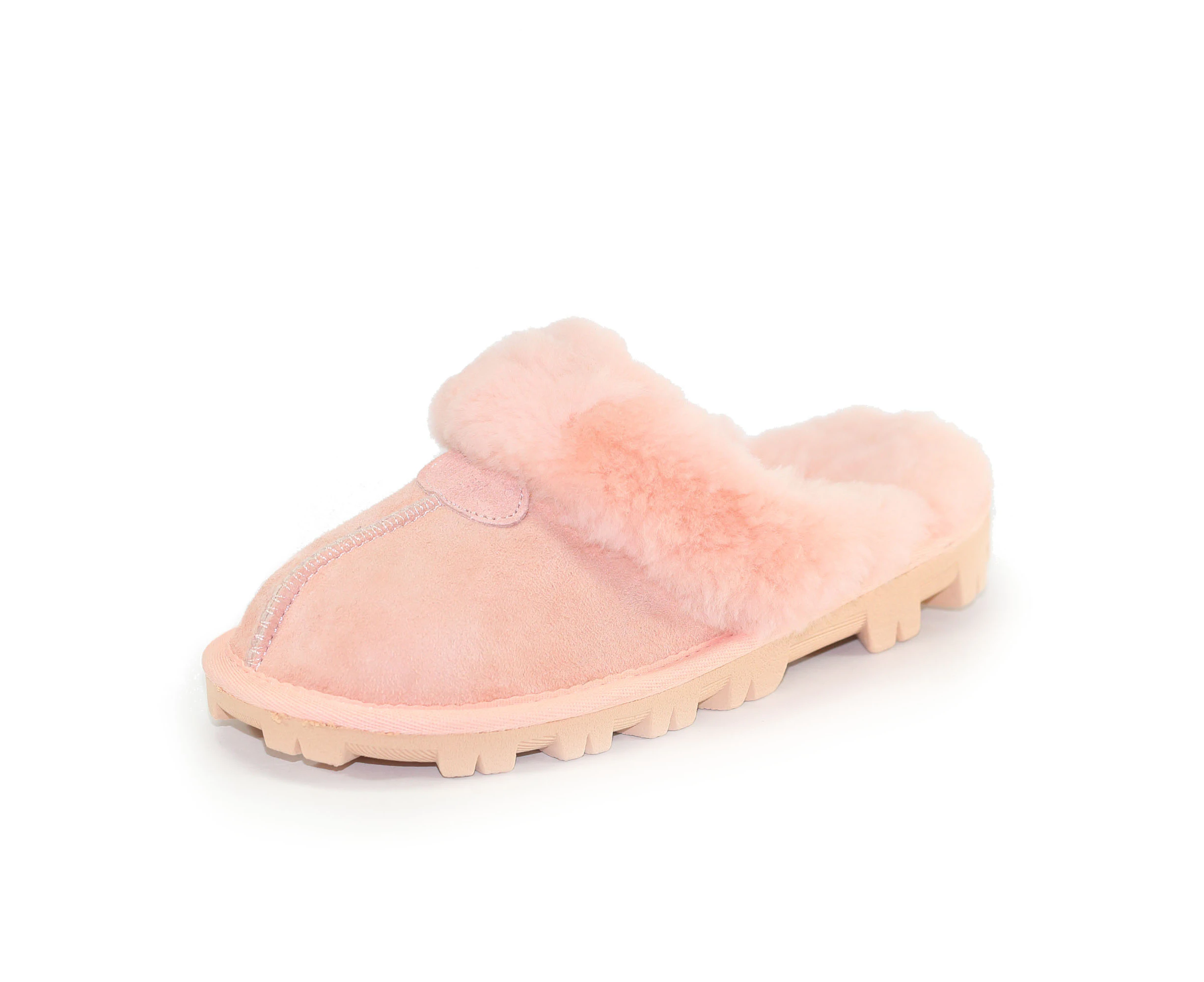 UGG Scuffs/Slippers 100% Australian Premium Shearling Sheepskins GripSole - Pink