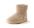 UGG Boots ankle 6"+ Classical Australian Shearing Sheepskin Premium Unisex - Sand