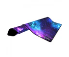 (galaxy) - ENHANCE Extended Large Gaming Mouse Pad - XL Mouse Mat (80cm x 35cm ) Anti-Fray Stitching for Professional eSports with Low-Friction Tracking Su