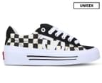 Vans Unisex Sid Ni Platform Sneakers - White/Black 1