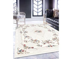 Symphony Traditional Floral Rugs 6269B-White - 230x160cm