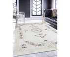 Symphony Traditional Floral Rugs 6421A-Cream - 170x120cm