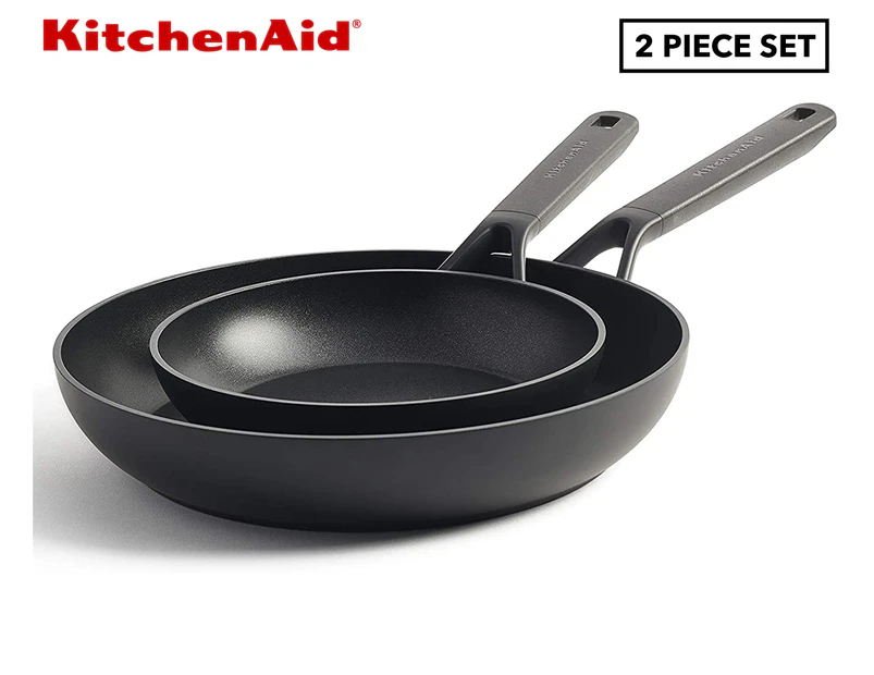 KitchenAid 2-Piece 20/28cm Classic Non-Stick Frypan Set