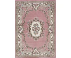 Aubusson Traditional Floral Rugs - G069A-Pink-Pink - 330x240cm