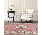 Aubusson Traditional Floral Rugs - G069A-Pink-Pink - 330x240cm