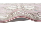 Aubusson Traditional Floral Rugs - G069A-Pink-Pink - 290x200cm