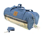 Young Spirit Alice In Wonderland Denim Carry On Duffle Bag - Alice with Puppy