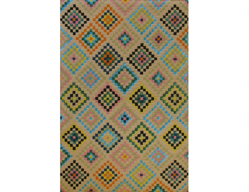 Cape Town Hand Loomed Flatweave Rug - Cosmo - 220x150cm