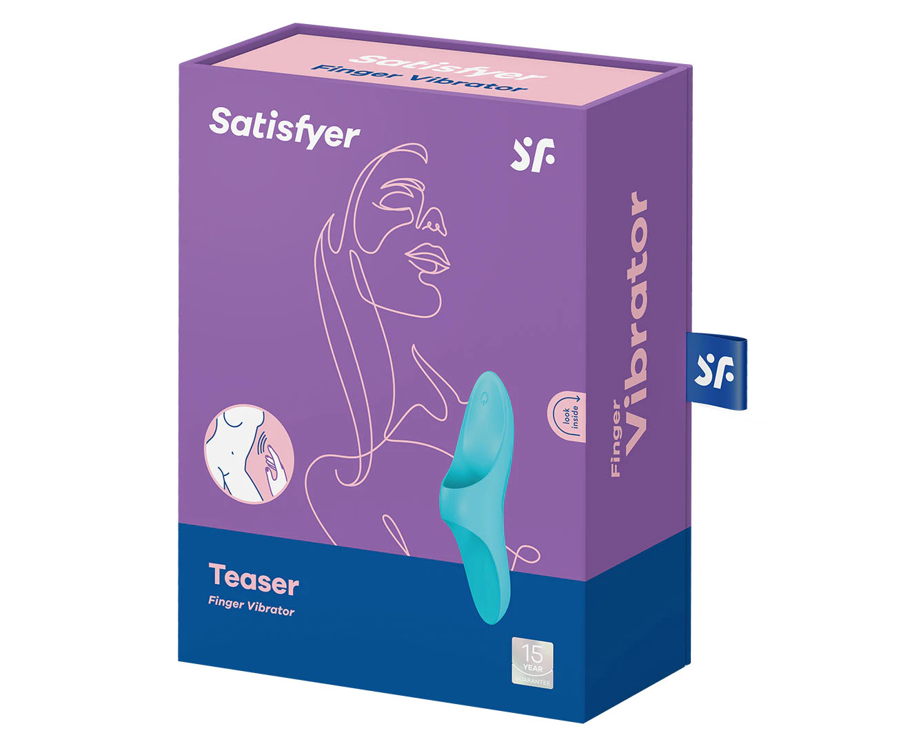 Satisfyer Teaser Finger Vibrator - Blue