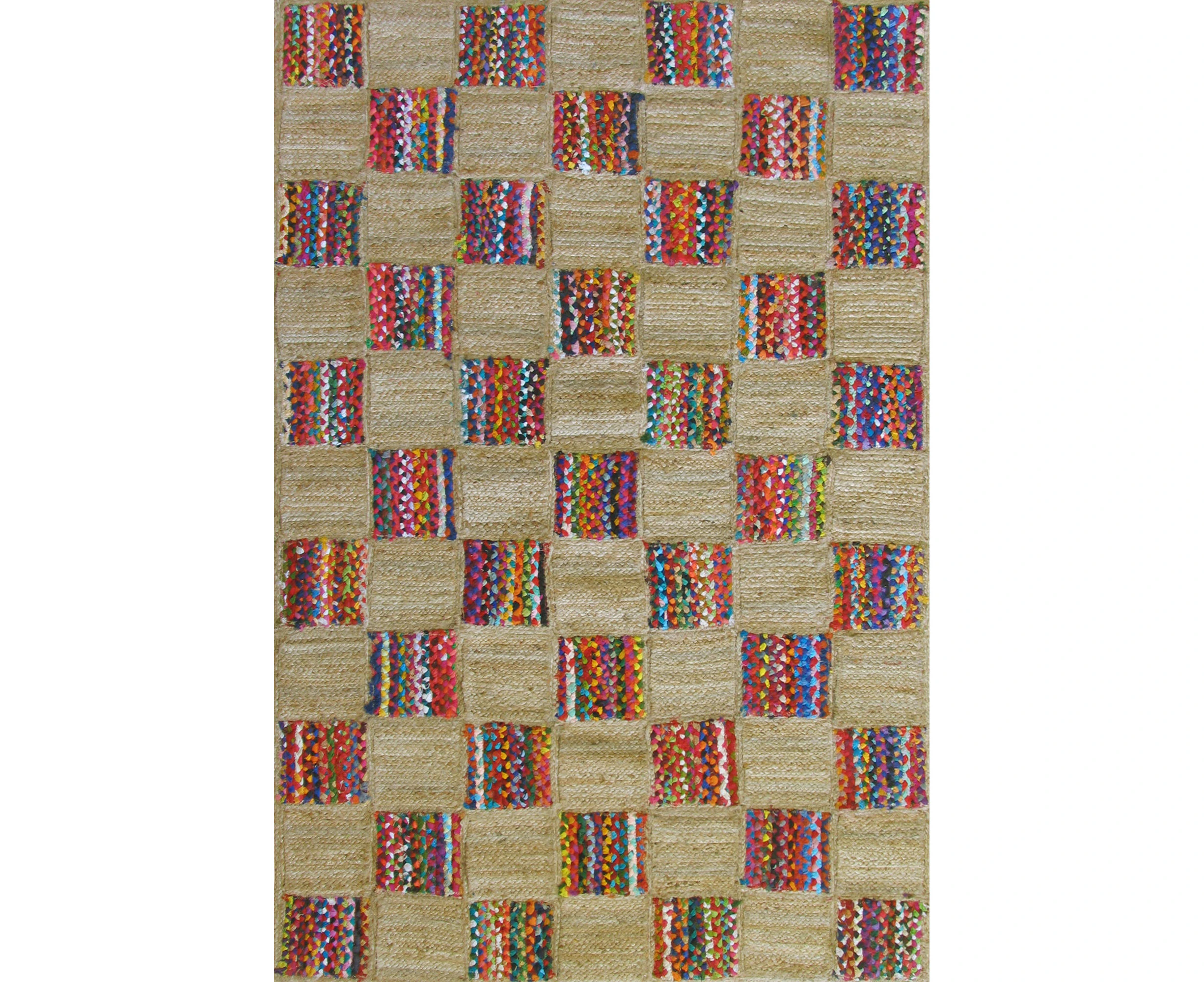 Dune Chindi & Jute Braid Flatweave Rug PH-1482 - 220x150cm