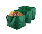 Garden Greens 3PCE Garden Waste Bag Reusable Strong Material Lightweight 59L