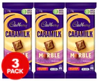 3 x Cadbury Caramilk Marble Chocolate Bar 173g