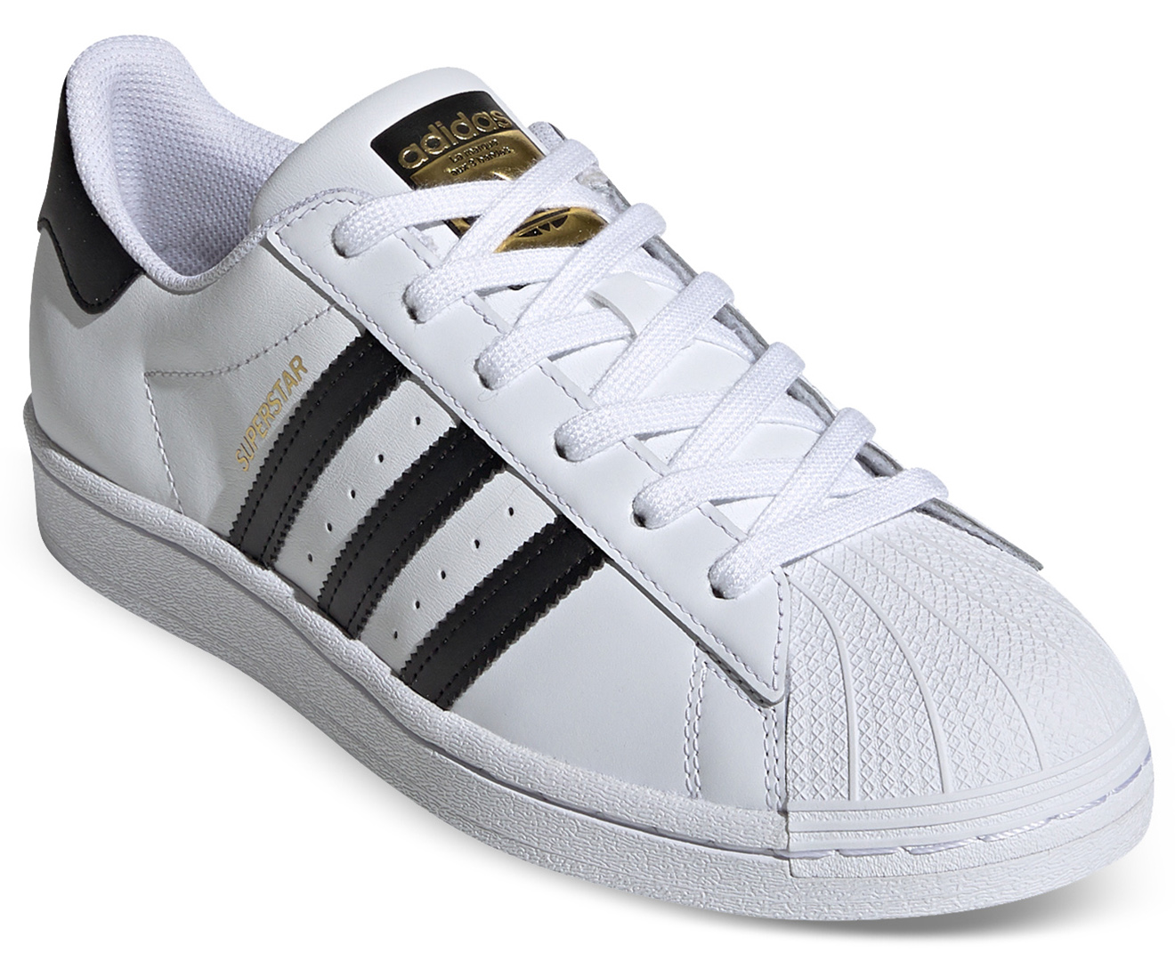 Adidas Originals Women's Superstar Leather Casual Shoes - White/Black ...