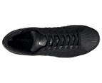 Adidas Originals Men's Superstar Leather Casual Shoes - Black