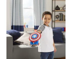 NERF Mech Strike: Marvel Avengers Captain America Strikeshot Shield Toy