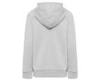 Under Armour Youth Boys' Rival Cotton Full-Zip Hoodie - Mod Grey Light Heather/Black
