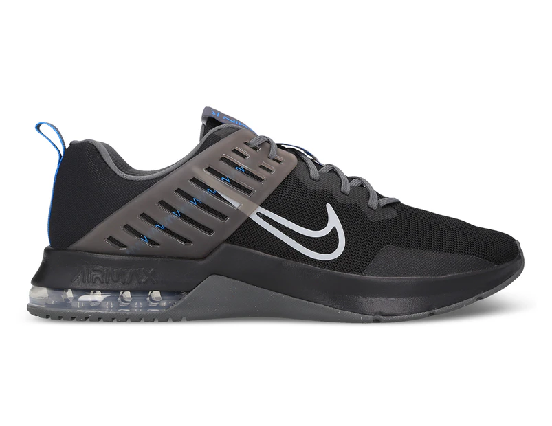 Nike Men's Air Max Alpha Trainer 3 Training Shoes - Black/Light Smokey Grey/Photo Blue