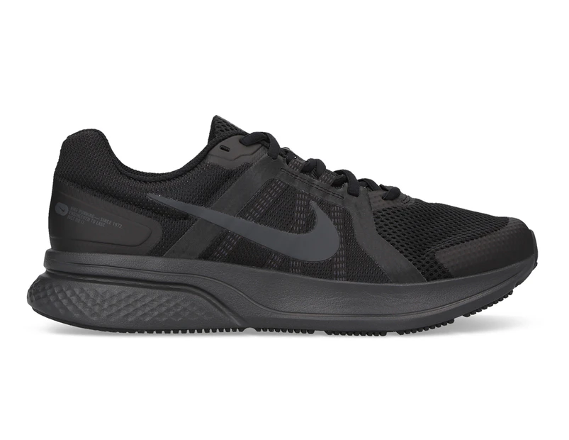 Nike Men's Run Swift 2 Running Shoes - Black/Dark Smoke Grey