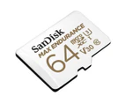 SanDisk Max Endurance 64GB SDSQQVR Micro SD SDHC 100MB/s Class 10 with Adapter