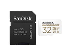 SanDisk Max Endurance 32GB SDSQQVR Micro SD SDHC 100MB/s Class 10 with Adapter