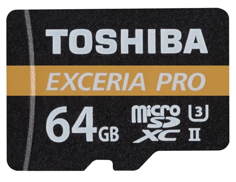 Toshiba Mobile Exceria Pro 64GB Micro SD Card UHS-I SDXC 270MB/s Class 10 Memory